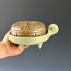 Butter dish - Butter Dish European Size with Lid and Handle - french butter dish - ready to ship - ceramic