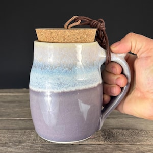 Travel mug - handmade mug - pottery mug