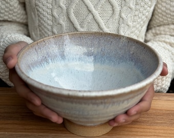 Ramen bowl pho bowl handmade bowl pottery bowl dinnerwares  Pottery Bowl Set Ceramic Salad Bowls white bowls  minimalist dinnerwares dishes