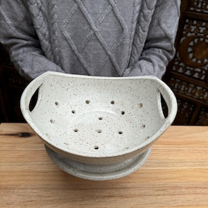 Berry bowl - pottery bowls -handmade - ceramic - colander -poppy bowls - kitchen