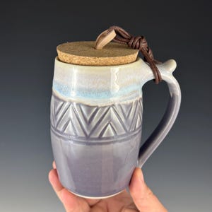 Travel mug - handmade mug - pottery mug