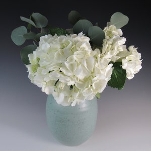 vase - handmade vase - ceramic vase - pottery vase - blue - house warming gift