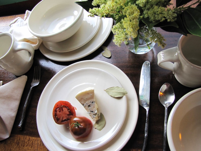 Dinnerware sets place setting dinner ware pottery plates bowls mugs dishes wedding registry handcrafted ceramic dinnerwares