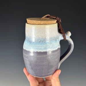 Travel mug - handmade mug - pottery mug