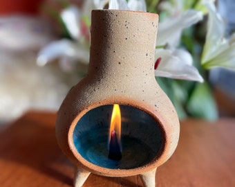 Handmade Pottery Chimenea Incense Burner – Cone Incense