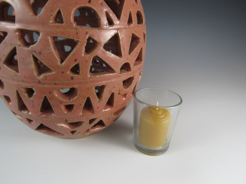 Lantern Candle Holder Luminary Lantern Pottery Gift Ceramic Etsy