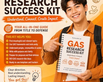 GAS Research Success Kit, Senior High School Workbook, Thesis Planner