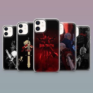 Devil May Cry Phone Case Dark Gaming Dante Cover for iPhone 17Pro,16,15,14,13,12,Samsung S26,S25,S24,S23Fe,A16,A56,Pixel 10,9Pro