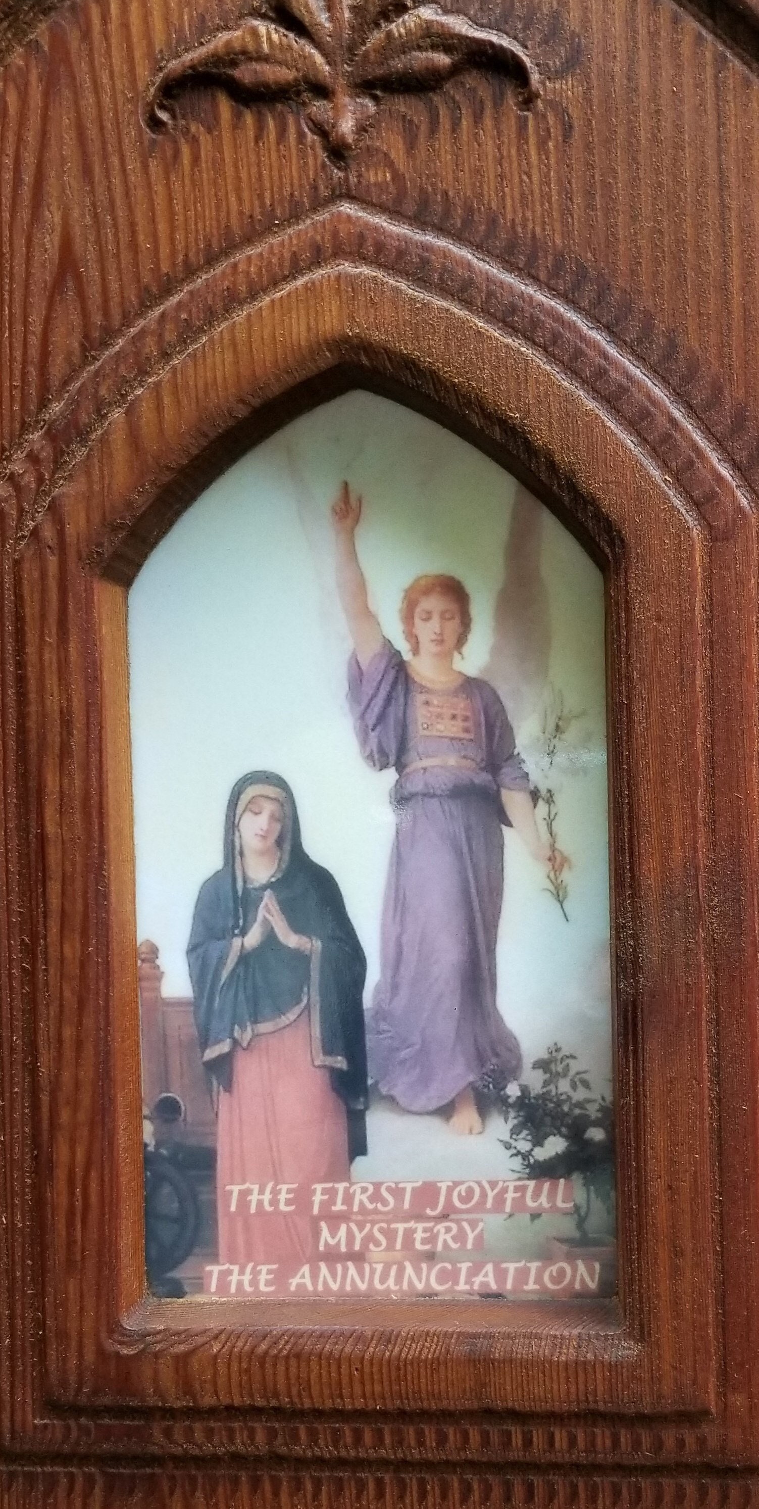 Outdoor Rosary Shrines: 20 Mysteries of the Rosary, Cedar Frame - Etsy