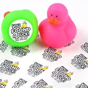 56 Round Mini Stickers - Cruise Duck Stickers - mini duck stickers - ducking tags - stickers for cruise ducks