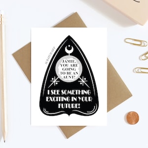Pregnancy Reveal Scratch Off Card - Pregnancy Announcement - We&#39;re Expecting Card