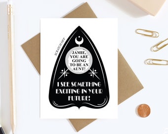 Pregnancy Reveal Scratch Off Card - Pregnancy Announcement - We're Expecting Card