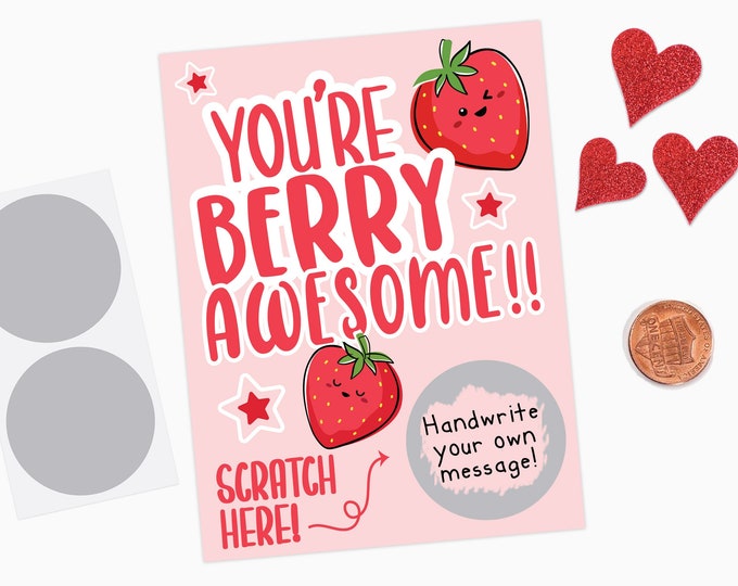 DIY Scratch off Cards Valentine's Day - Secret Message - Scratch off Notes - Teacher Rewards Card