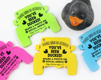 You’ve been ducked - duck tags - ducking tags - tags for ducking