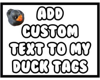 Custom Text Upgrade - You’ve been ducked - duck tags - ducking tags - tags for ducking