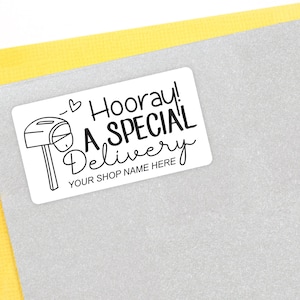 18 Custom Business Thank you Stickers - Small Business Stickers - Packaging Thank you Stickers