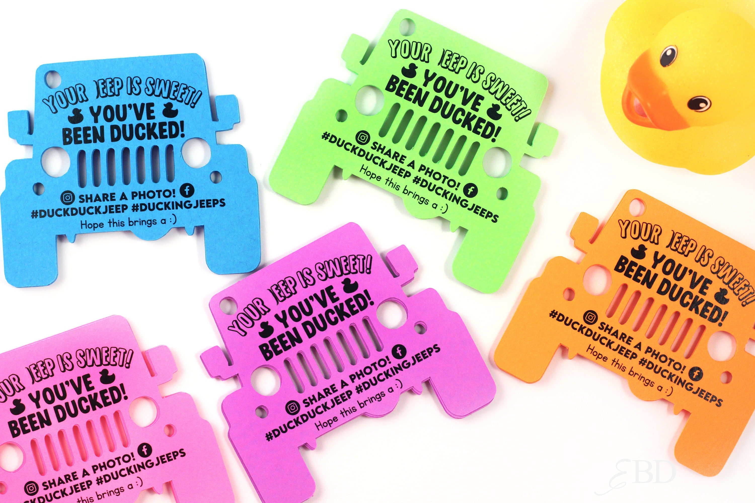 You’ve been ducked - duck tags - ducking tags - tags for ducking