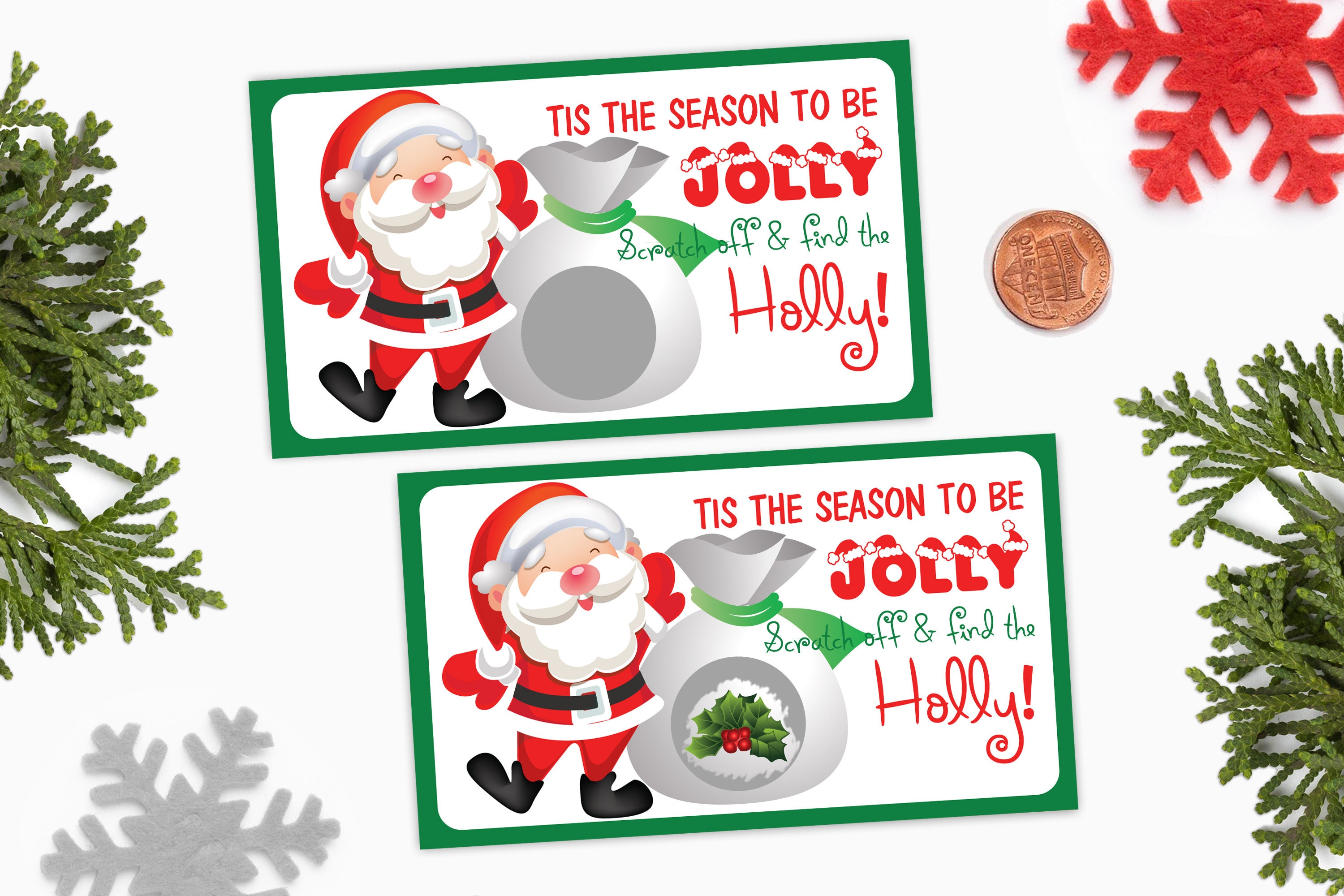 Christmas game Scratch Off Cards Christmas Party Game scratch tag Pink  Santa Scratch off game Christmas childrens game Santa Claus 12 Precut