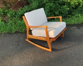 Mid Century Modern Lounge Chair Accent Chair Selig Danish Modern Lounge Chair Rocking Chair Kofod Larson