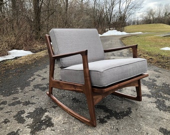 Mid Century Modern Lounge Chair / Accent Chair / Selig / Danish Modern Lounge Chair / Rocking Chair / Statement Chair