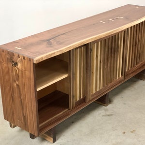 George Nakashima inspired Credenza , Console , Sideboard, Buffet , Mid Century Modern image 10