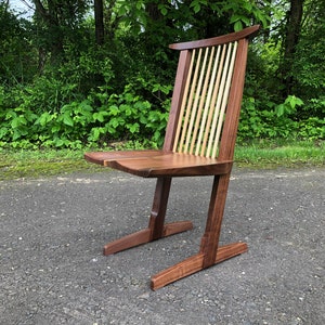 Conoid Chair made in the style of George Nakashima