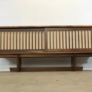 George Nakashima , Inspired Credenza , Mid Century Modern Sideboard , Danish Modern Buffet , Mid Century Modern Living Room Furniture image 7