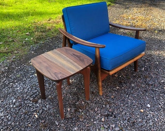 Side Table , Mid Century Modern , Walnut , End Table , Midcentury , Danish Modern