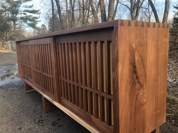 George Nakashima Style Sideboard Credenza Room Divider