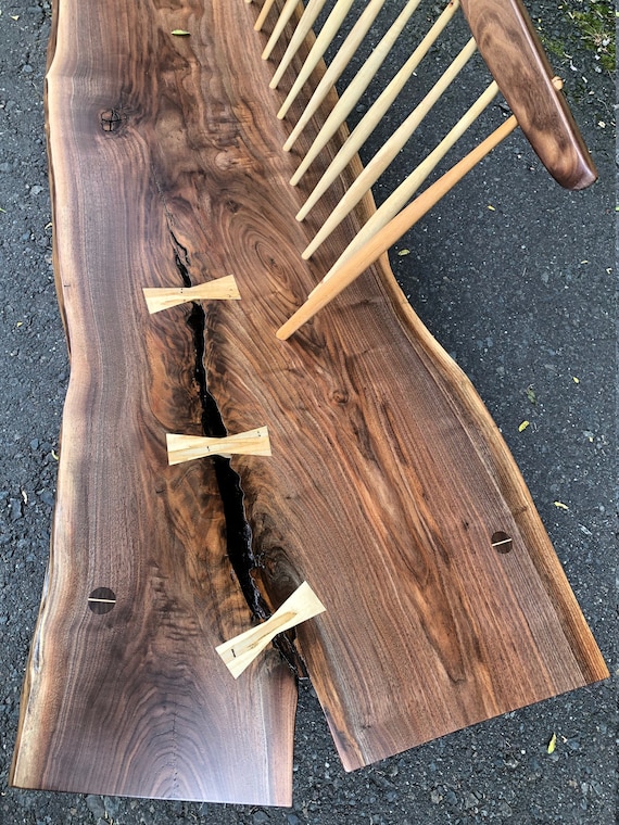 George Nakashima Style Conoid Bench / Mid Century Modern / Danish