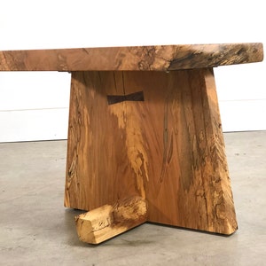 Side Table for Living Room Modern , Accent Table Bedroom , End Table Modern , George Nakashima , Live Edge Furniture , Free Edge Table image 6