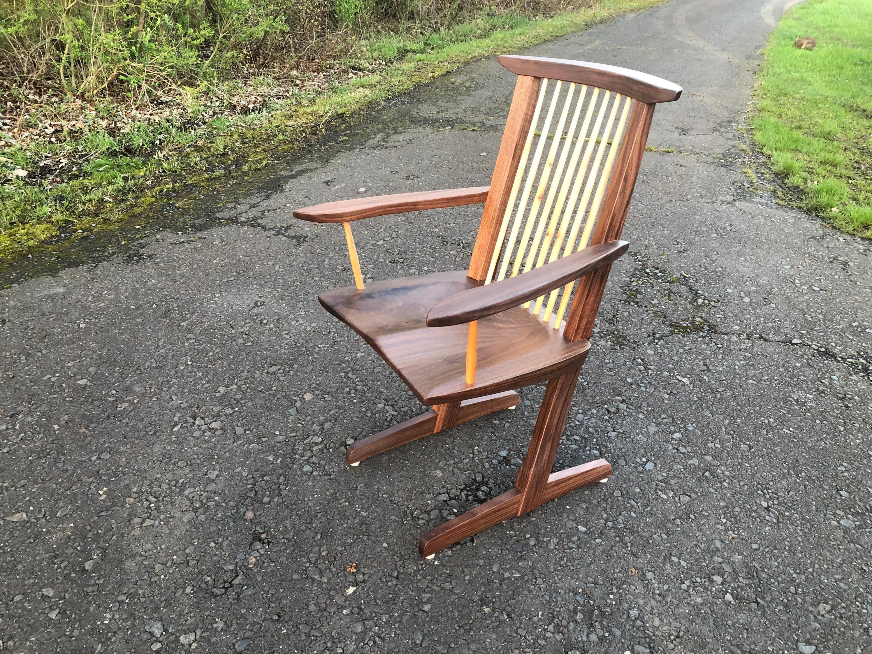 Conoid Chair Made in the Style of George Nakashima - Etsy