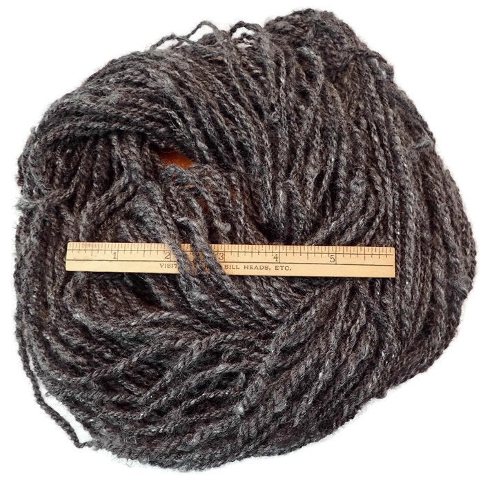 Handspun Yarn Gotland Lambswool Natural Grey 2 ply Etsy