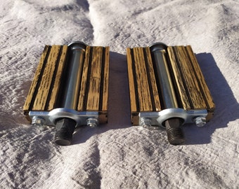 wooden bicycle pedals