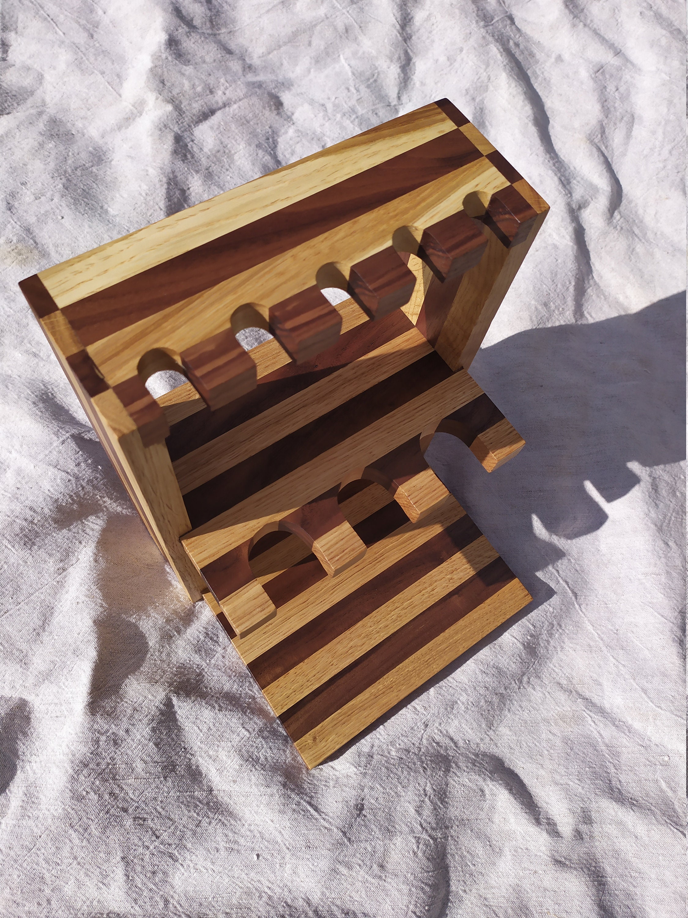 Wooden razor stand Shaving brush holder Handmade shaving Etsy