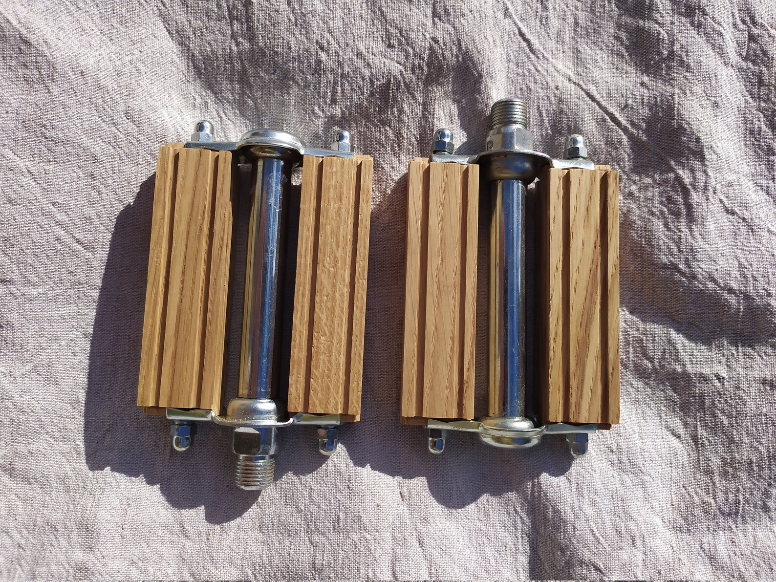 Wooden pedals
