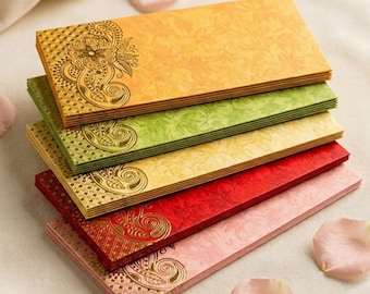 Paisley Pattern Money Envelopes for Gift Cash and Home Savings Organizer