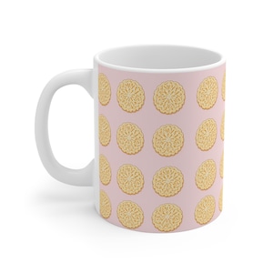 Italiensk Pizzelle-kaka Keramisk mugg, 340 ml