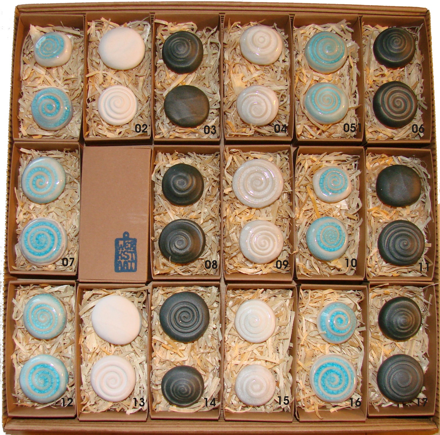 Ceramic Stones or Shells With Neodymium Etsy