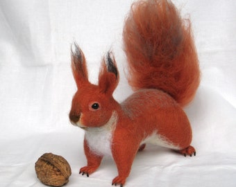 Felt toy "Squirrel"... I will make this item for your order