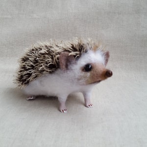 Hedgehog Felt toys Needle Wool Animals Sculpture Felting Hedgehog Handmade Toys Felting Animals Felting Art Toy Felting Art Work