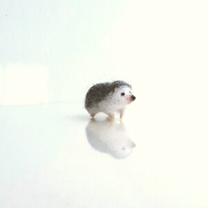 Micro hedgehog....Felt toy Handmade Doll Soft Sculpture OOAK Needle Felted Wool Animals New... I will make this item for your order image 7