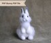 PDF Bunny... This is PDF files!!! Pattern Felting Animal Needle Felting Tutorial Felting Bunny 