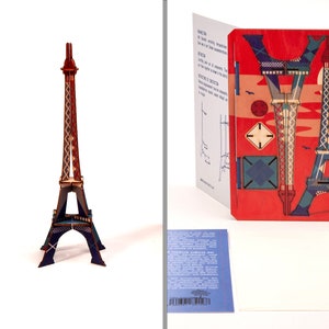 Eiffeturm 3D Deko Grusskarte