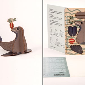 Selo de cartão decorativo 3D