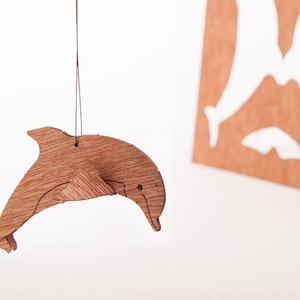 Postkarten aus Holz – Delfin 3er-Set