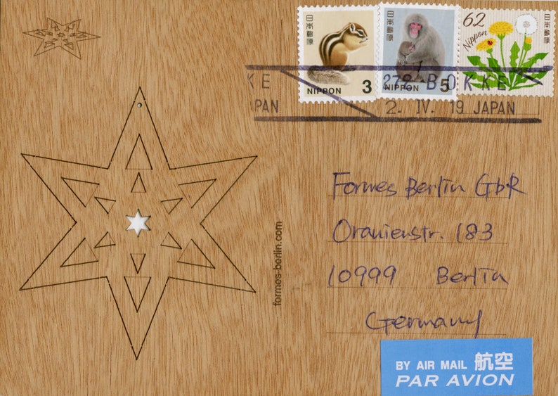 Wooden Postcard \u2013 Penguin 3 Cards