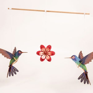 Kolibri und Blüte Mobile