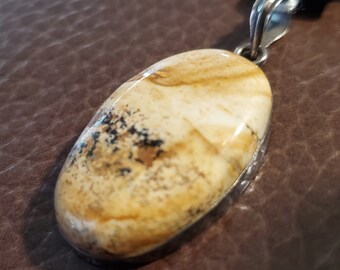 Picture Jasper Sterling Silver Pendant