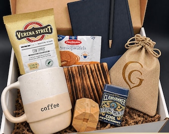 Coffee and Journal Gift Box, New Job or Coworker Gift